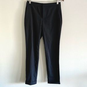 Zara Navy Blue High Waisted Trousers